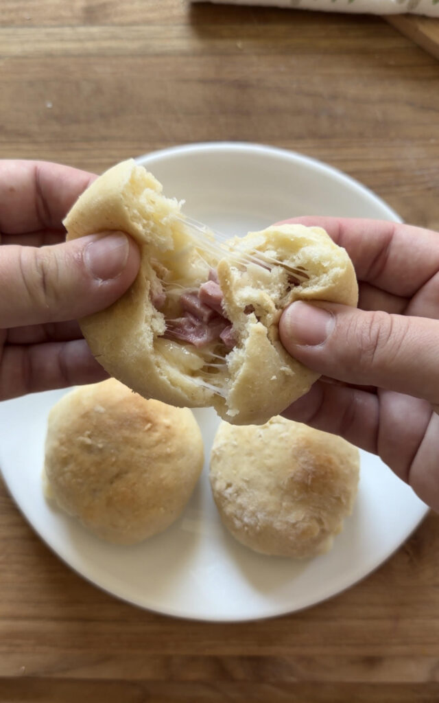 cooked protein bagel bites